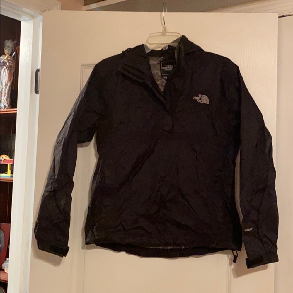 North Face pullover rain jacket small